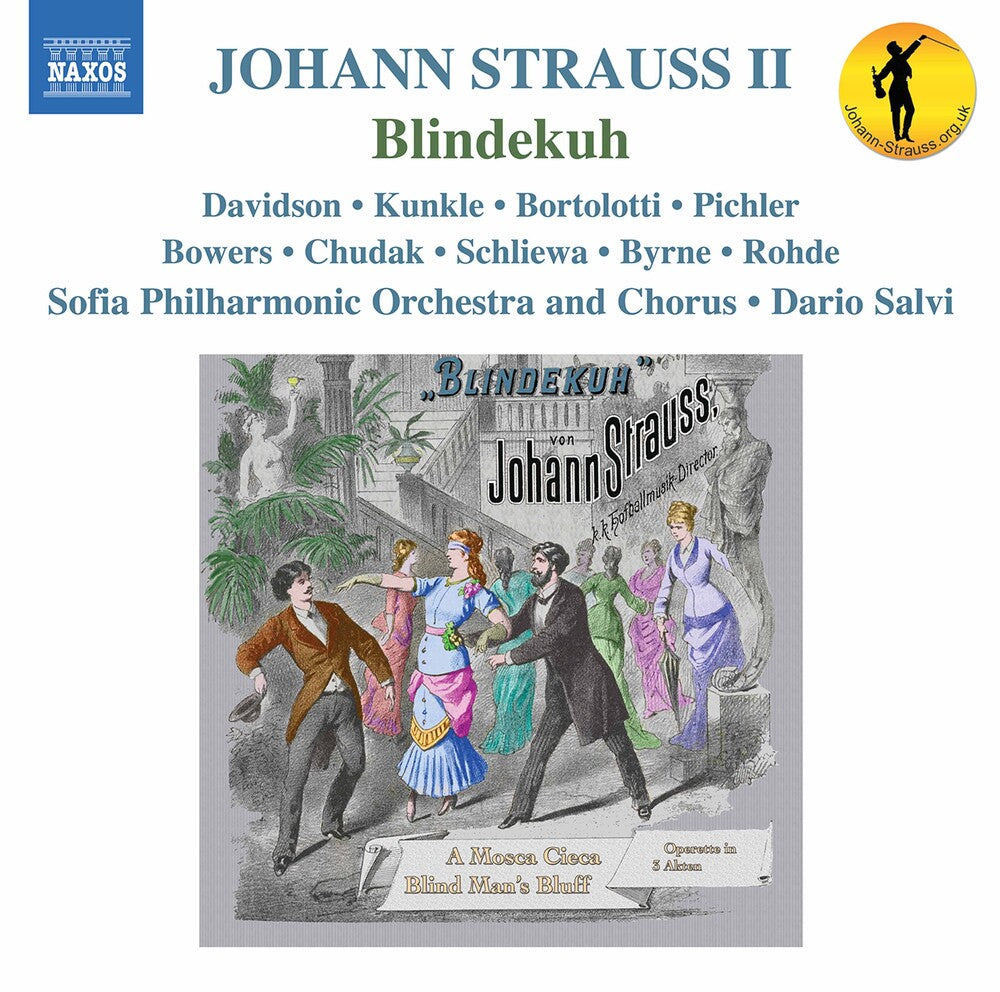 the album cover for Strauss / Salvi - Blindekuh