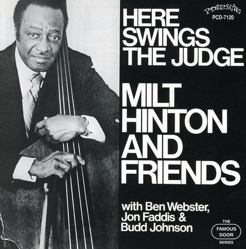 the album cover for Milt Hinton And Friends - Here Swings the Judge