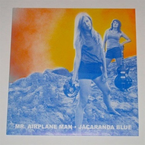 the album cover for Mr Airplane Man - Jacaranda Blue