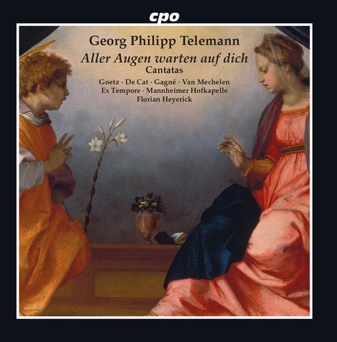 the album cover for Telemann / Goetz - Cantatas