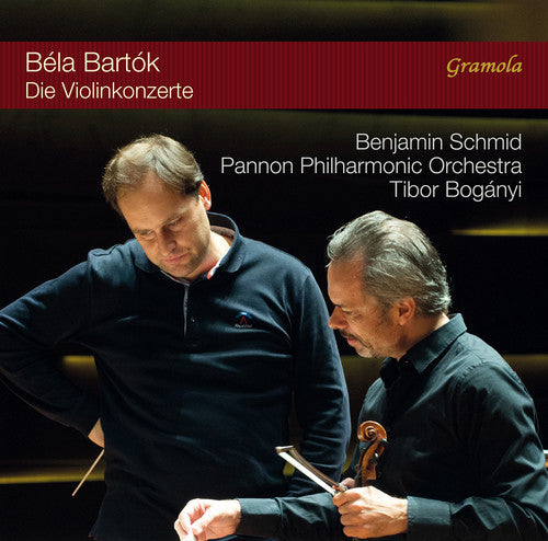 the album cover for Bartok / Schmid - Concerto for Violin & Orchestra 1 & 2
