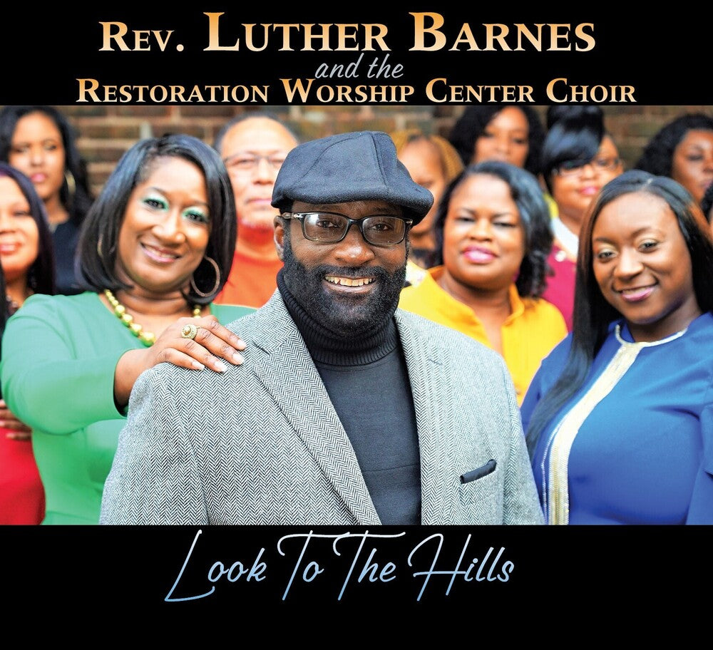 the album cover for Rev. Luther Barnes - Look To The Hills