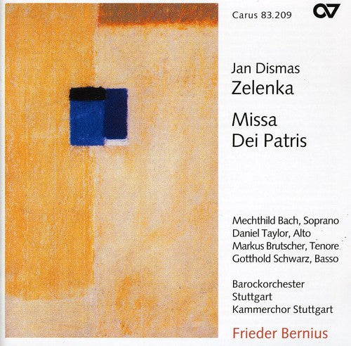 the album cover for Zelenka / Bernius / Stuttgart Baroque Orchestra - Missa Dei Patris