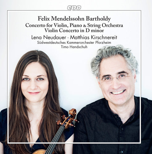 the album cover for Bartholdy / Neudauer - Concerto for Violin Piano & String Orchestra