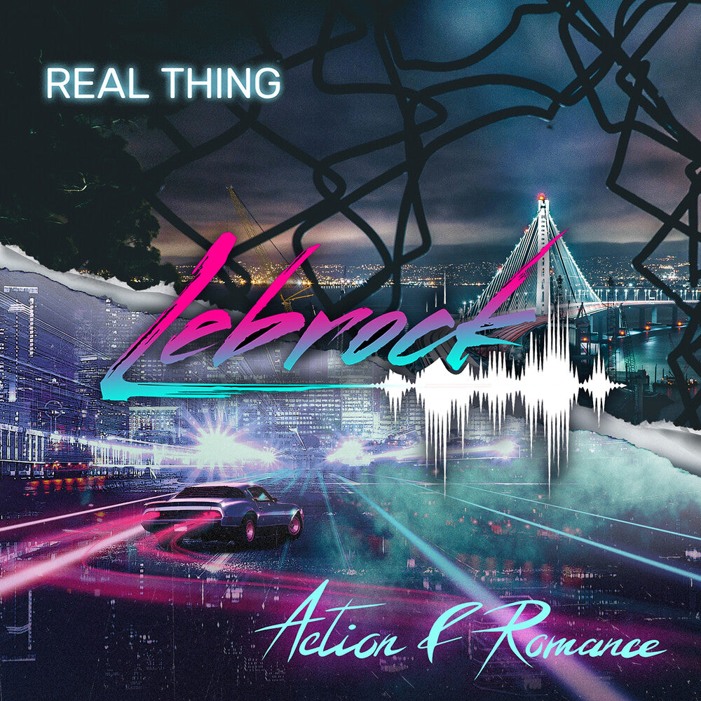 the album cover for LeBrock - Real Thing / Action & Romance