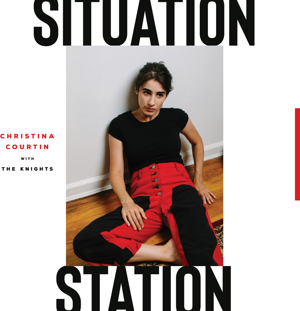 the album cover for Christina Courtin - Situation Station