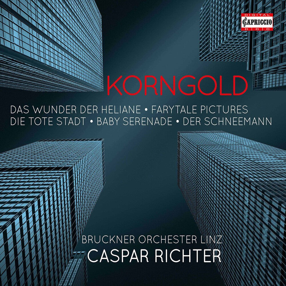 the album cover for Korngold / Bruckner Orchester Linz / Richter - Korngold Essentials