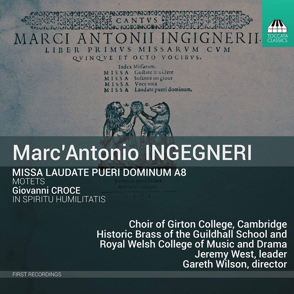 the album cover for Ingegneri / Wilson - Missa Laudate Pueri Dominum