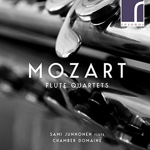 the album cover for Mozart / Harwood - Flute Quartets