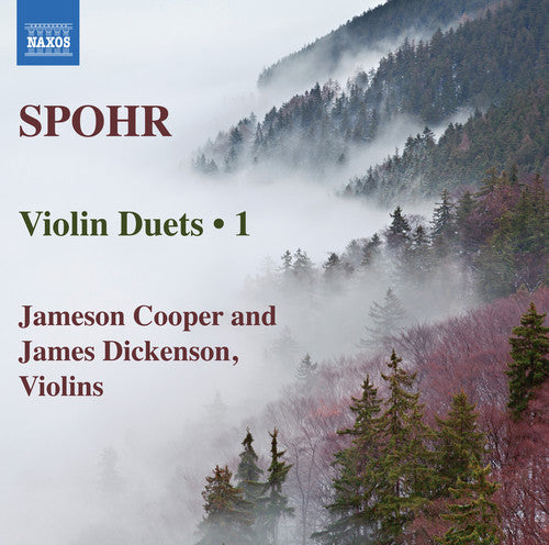 the album cover for Spohr / Cooper / Dickenson - Violin Duets 1