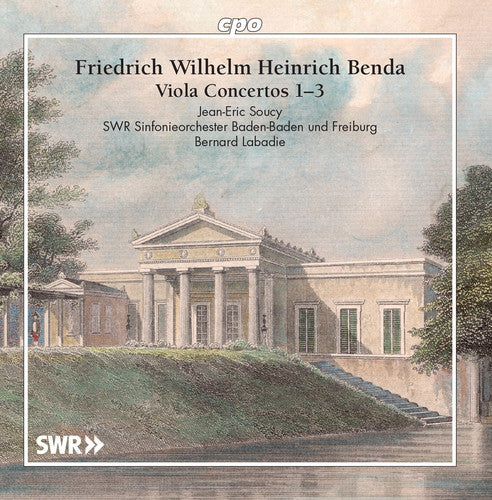 the album cover for Benda / Soucy - Viola Concertos