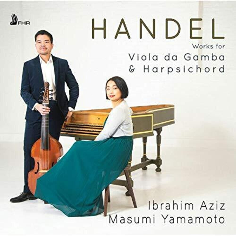 the album cover for Handel / Aziz / Yamamoto - Viola Da Gamba & Harpsichord