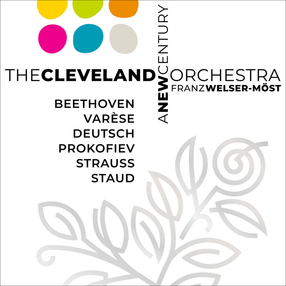 the album cover for Cleveland Orchestra / Welser-Franz Most - A New Century