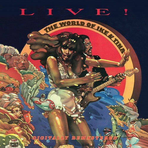 the album cover for Ike Turner & Tina - World Of Ike & Tina