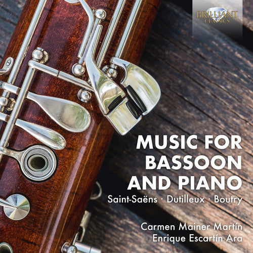 the album cover for Hindemith / Martin - Music for Bassoon & Piano