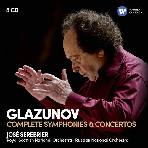 the album cover for José Serebrier - Glazunov: The Complete Symphonies & Concertos