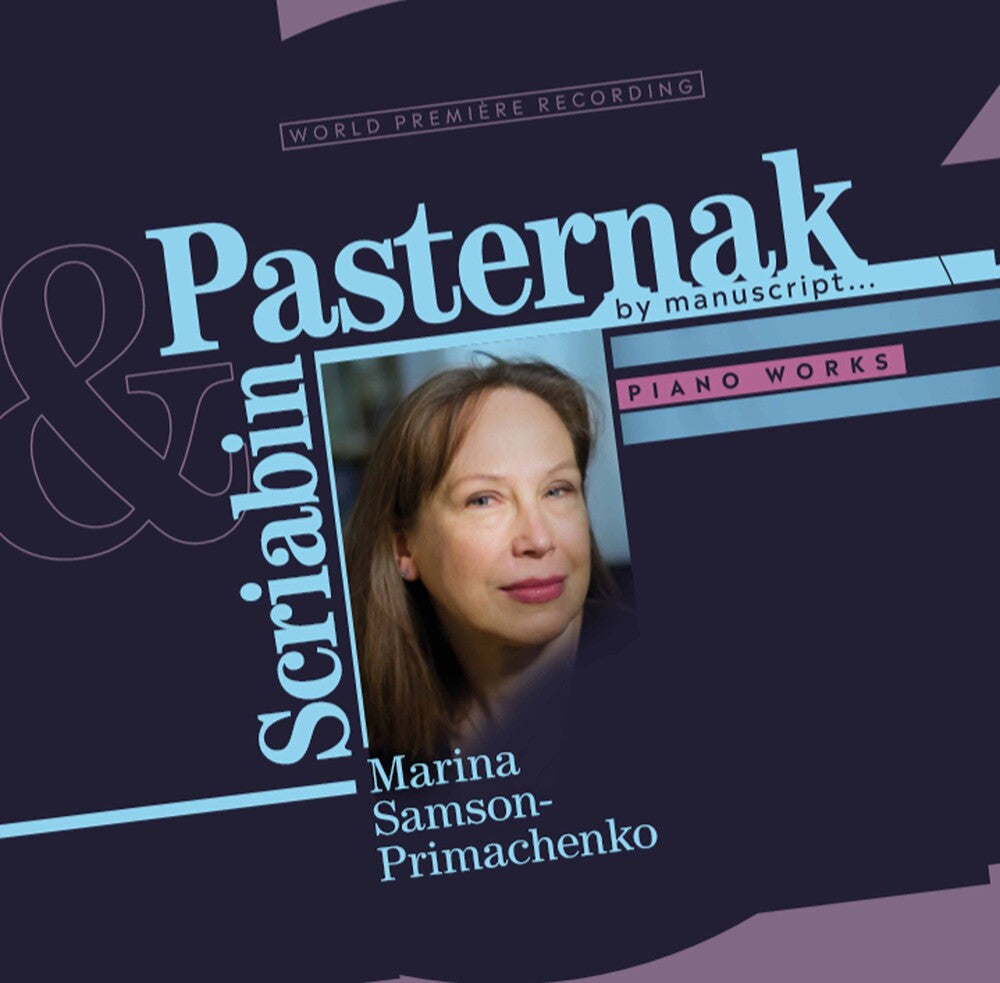 the album cover for Pasternak / Samson-Primachenko - Piano Works
