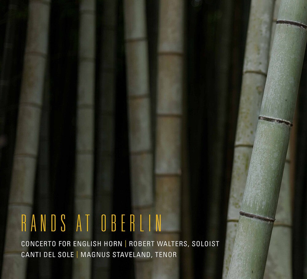 the album cover for Rands / Walters / Weiss - Rands at Oberlin