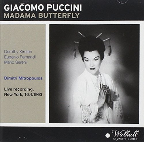 the album cover for Mitropoulos - Madama Butterfly