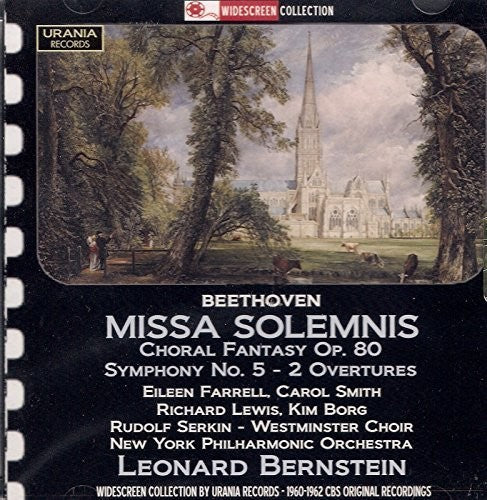 the album cover for Lewis / Borg / Bernstein - Missa Solemnis
