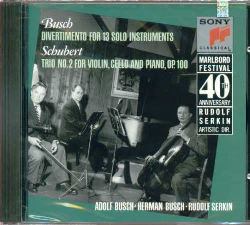 the album cover for Serkin / Rose / Levine - Marlboro Fest 40th Anniversary