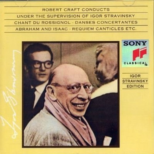 the album cover for Craft - Robert Craft Conducts