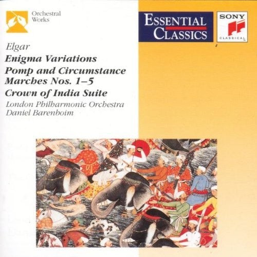 the album cover for Barenboim / London Philharmonic Orchestra - Enigma Variations