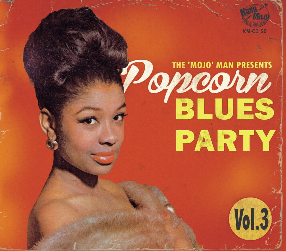 the album cover for Popcorn Blues Party 3 / Various - Popcorn Blues Party 3 (Various Artists)