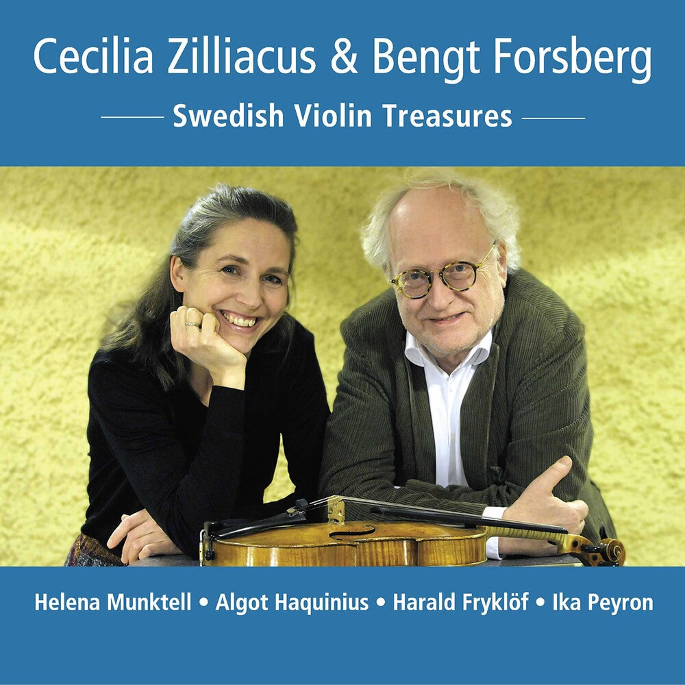 the album cover for Fryklof / Zilliacus / Forsberg - Swedish Violin Treasures