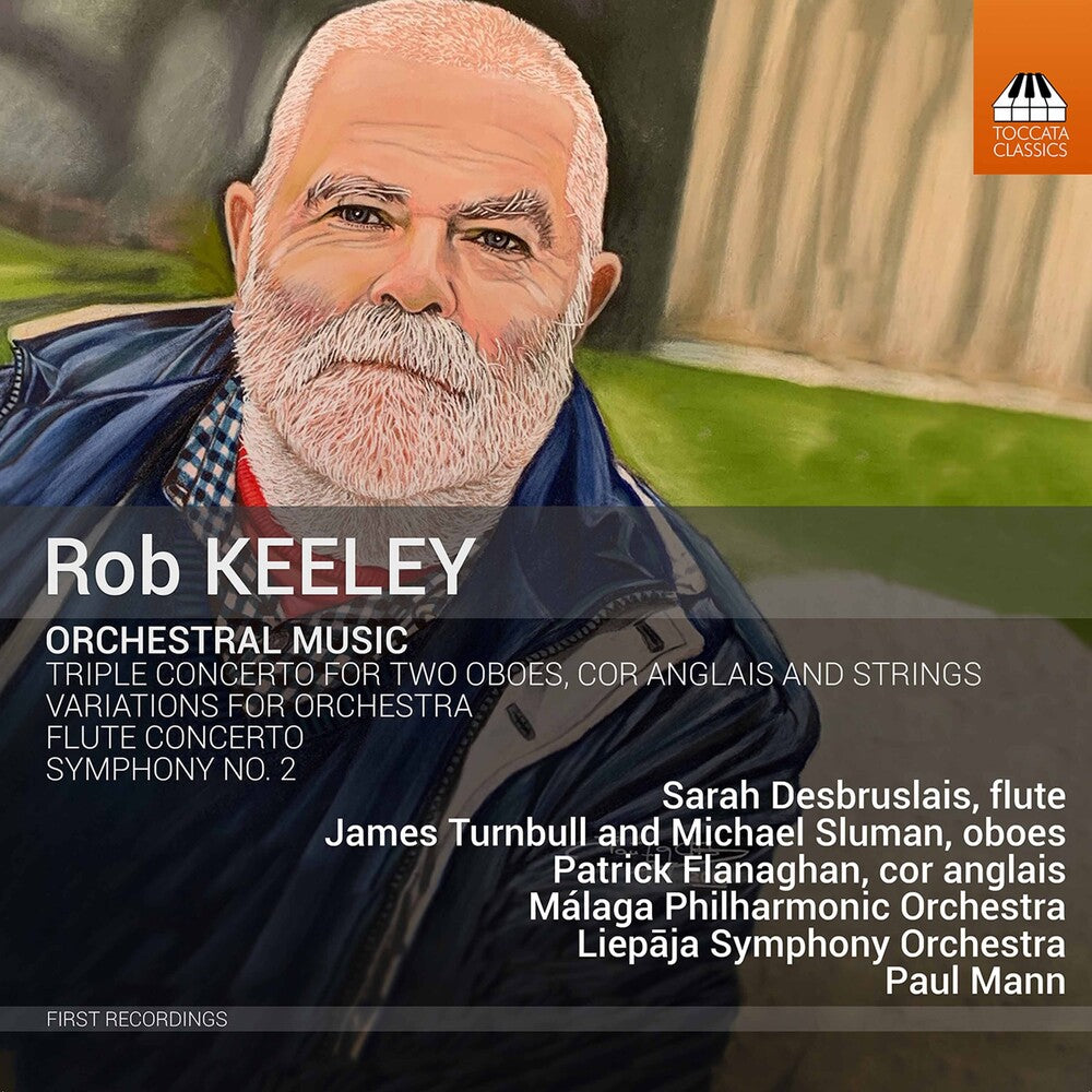 the album cover for Keeley / Desbruslais / Mann - Orchestral Music