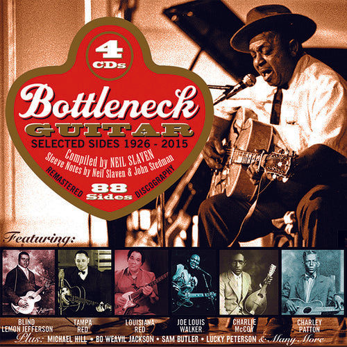 the album cover for Bottleneck Guitar 1926-2015 / Various - Bottleneck Guitar 1926-2015