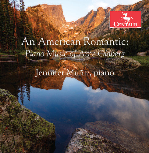 the album cover for Oldberg / Muniz - An American Romantic