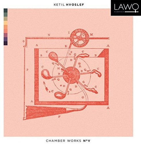 the album cover for Hvoslef - Chamber Works 5