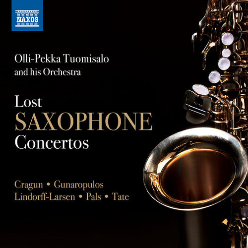 the album cover for Tuomisalo - Lost Saxophone Concertos
