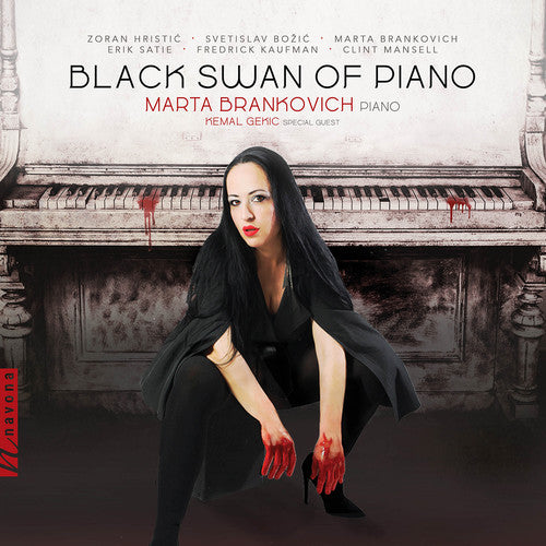 the album cover for Satie / Brankovich - Black Swan of the Piano