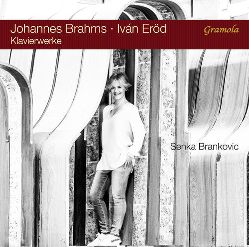 the album cover for Brahms / Brankovic - Senka Brankovic Plays Brahms & Erod