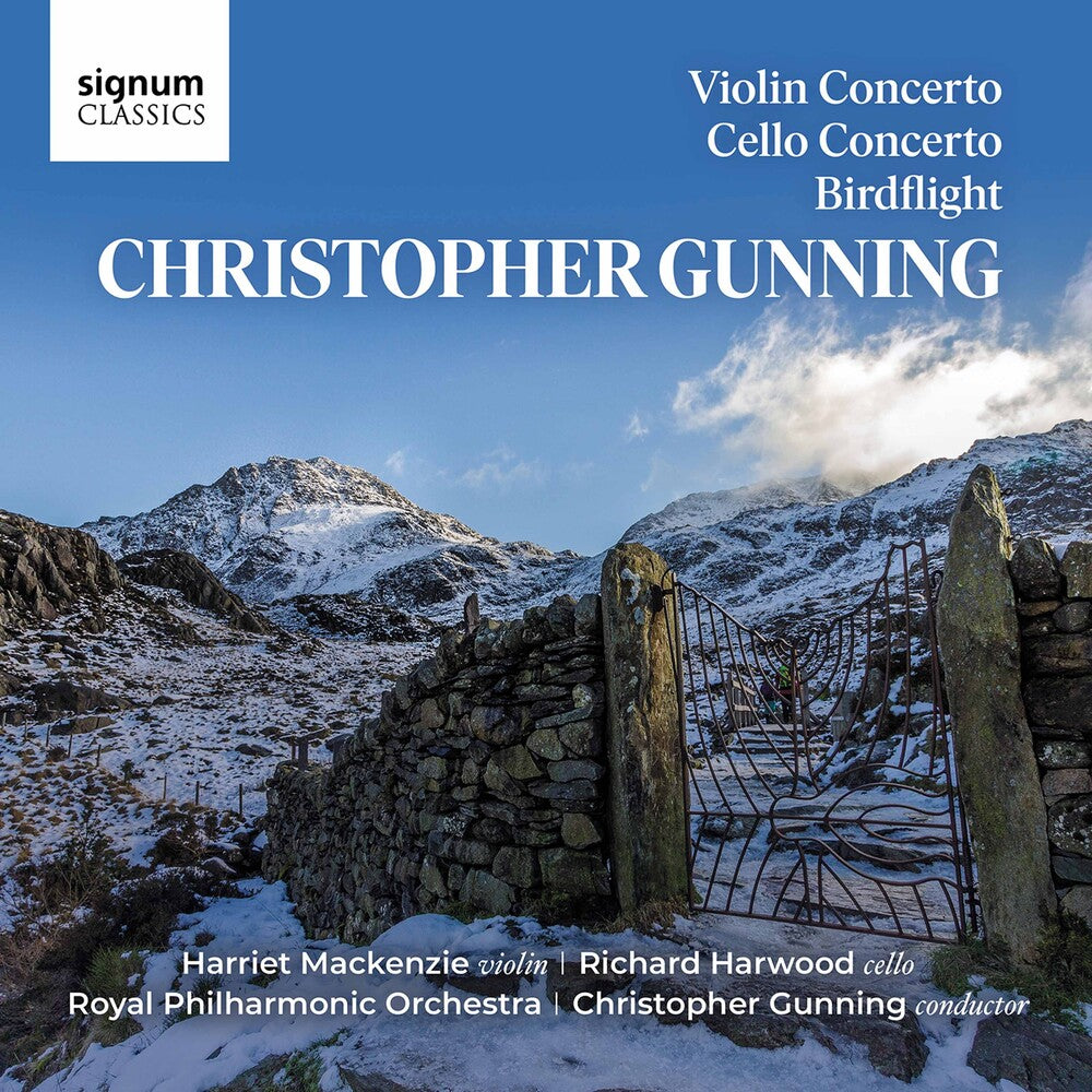 the album cover for Gunning / Mackenzie / Gunning - Violin Concerto