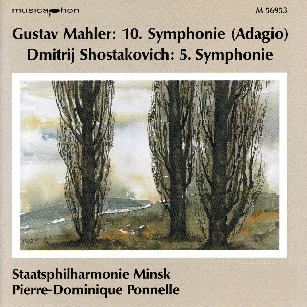 the album cover for Mahler / State Philharmonic Orch Minsk / Ponnelle - Symphonie 10
