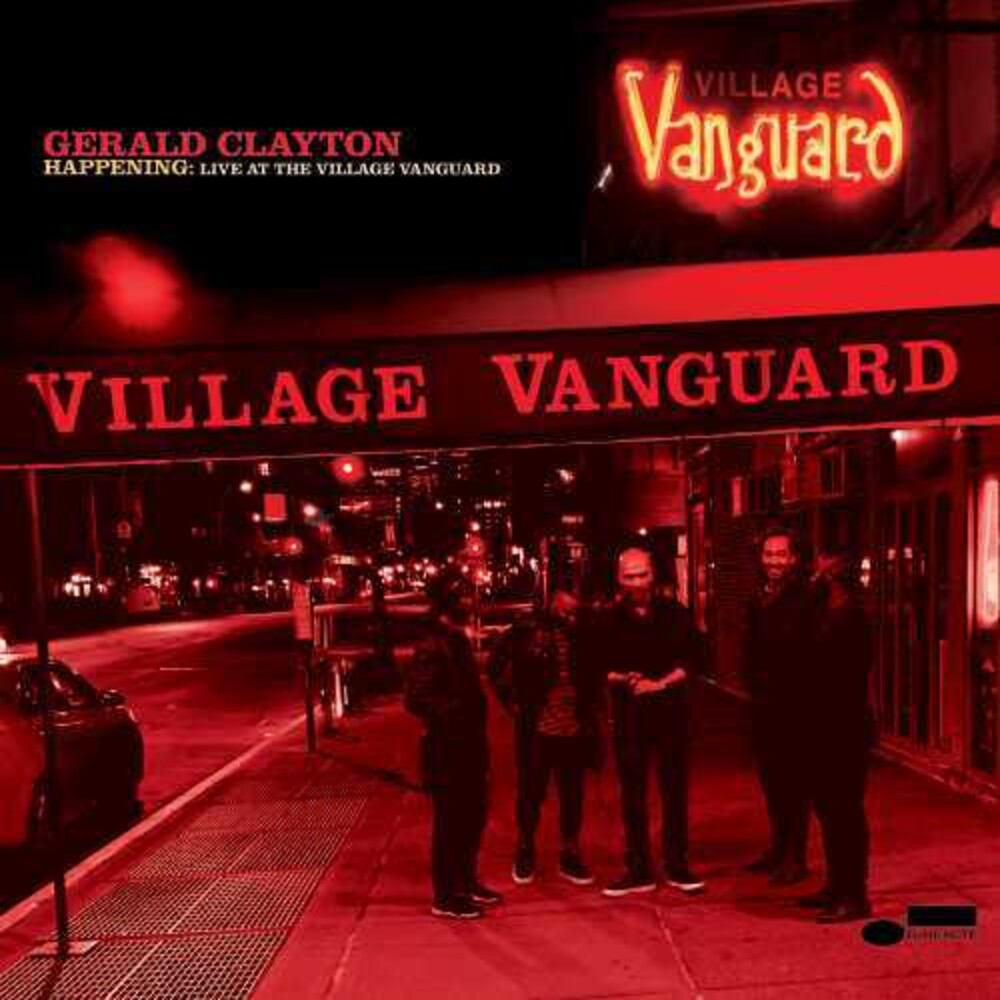 the album cover for Gerald Clayton - Happening: Live At The Village Vanguard