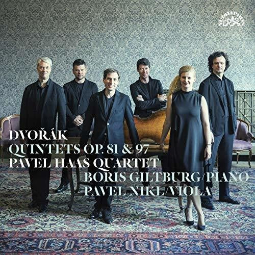 the album cover for Dvorak / Haas - Quintets 81 & 97