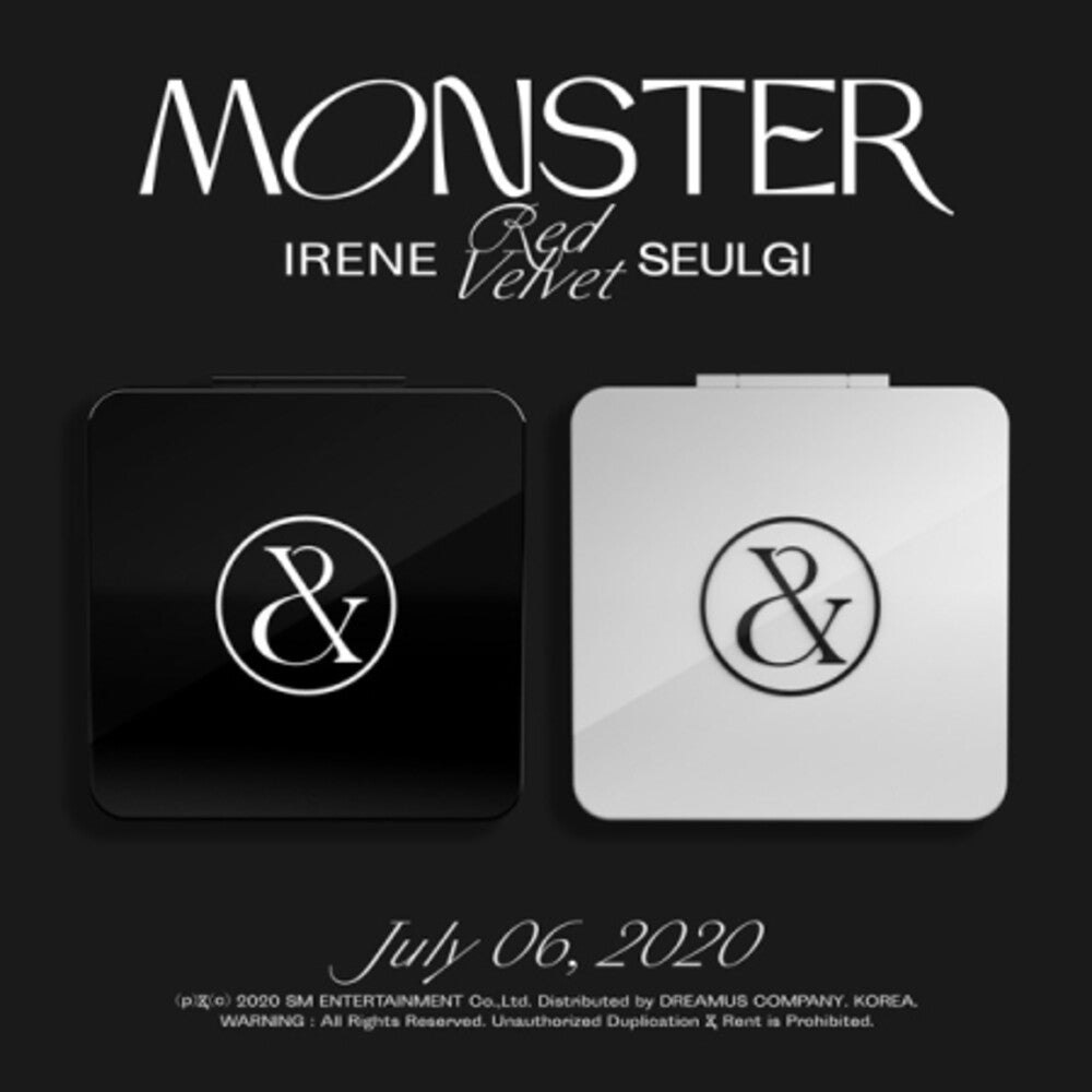 the album cover for Red Velvet - Monster (Random Cover) (Incl. 72pg Photobook, Lyric Sheet, Postcards + Photocards)