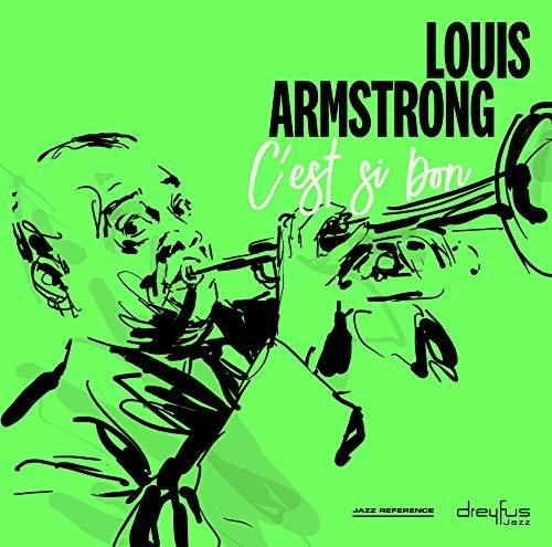 the album cover for Louis Armstrong - C'est Si Bon