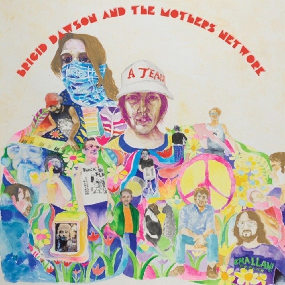 the album cover for Brigid Dawson / Mothers Network - Ballet Of Apes