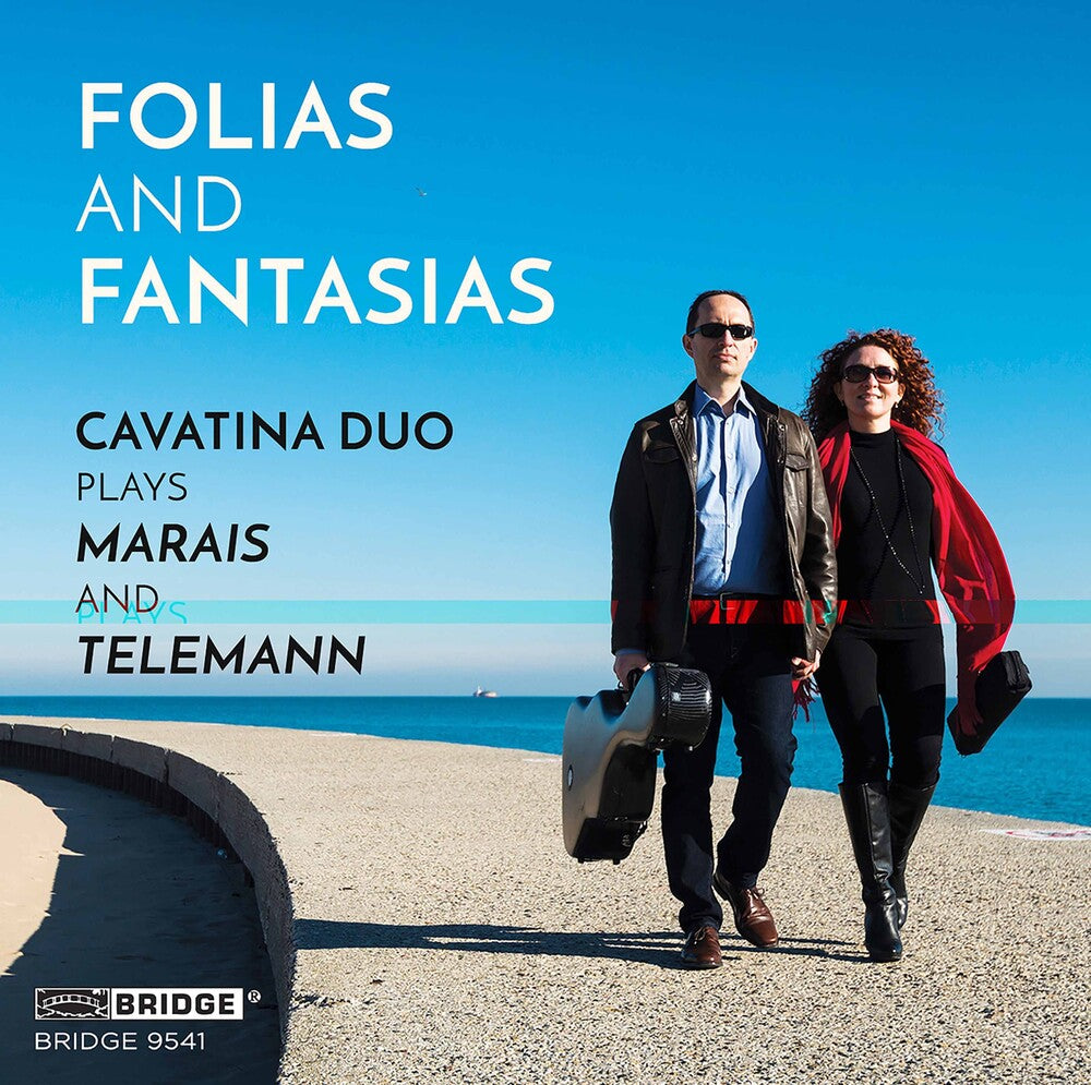 the album cover for Marais / Cavatina Duo - Folias & Fantasias