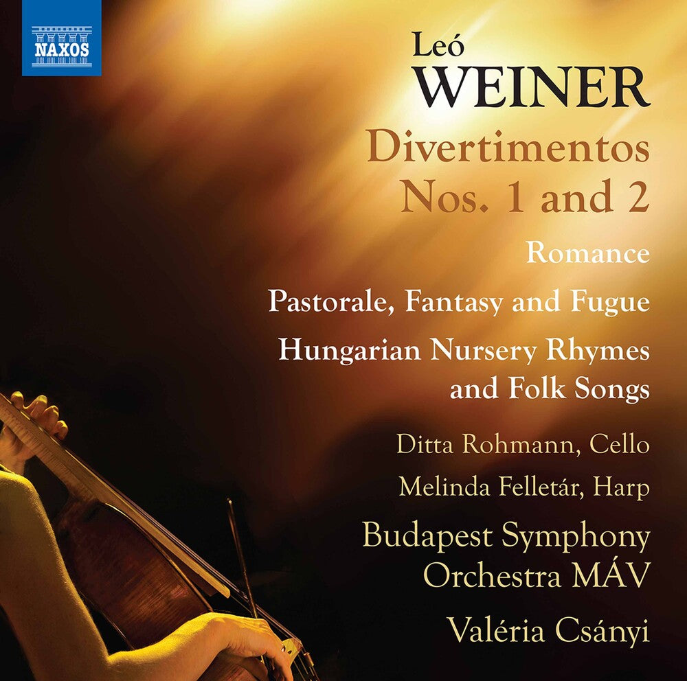 the album cover for Weiner / Csanyi - Divertimentos 1 & 2