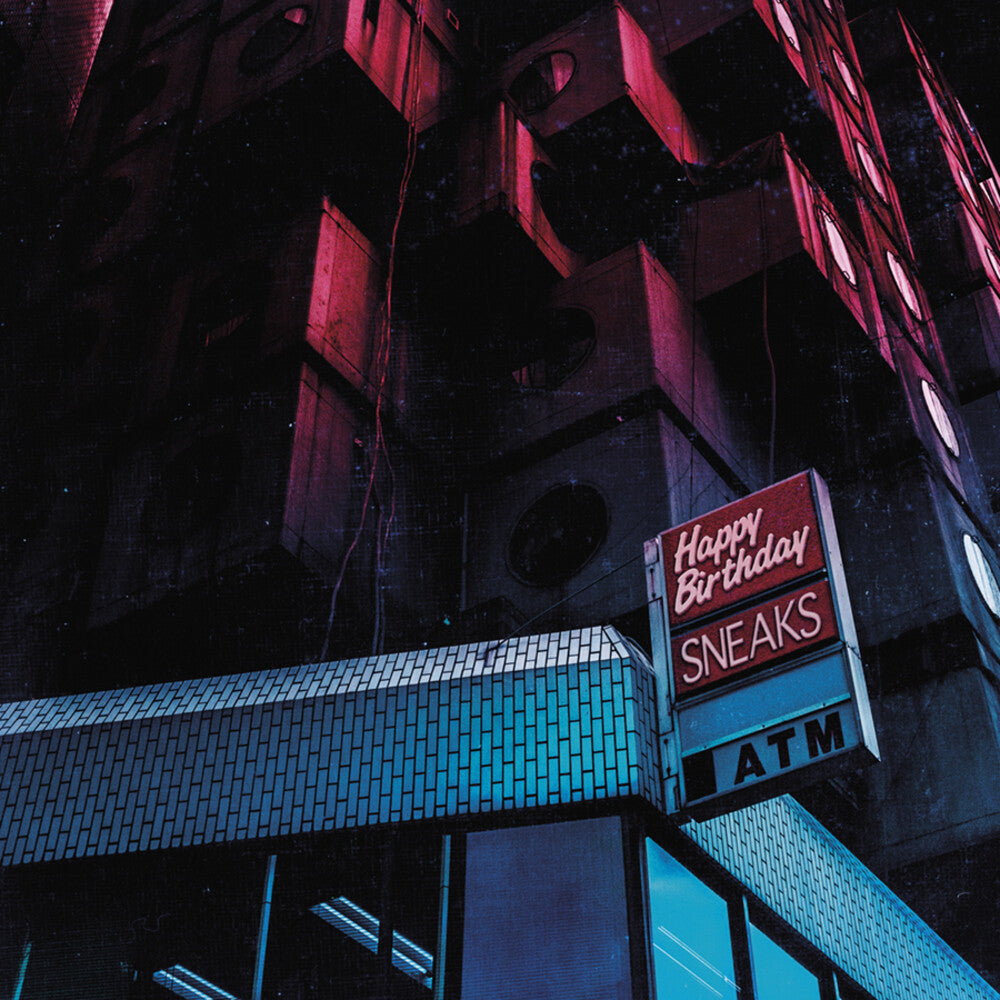 the album cover for Sneaks - Happy Birthday