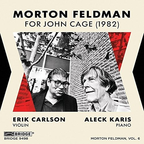 the album cover for Carlson / Karis - Morton Feldman