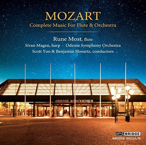 the album cover for Magen / Odense Symphony Orchestra / Shwartz - Complete Flute & Orchestra