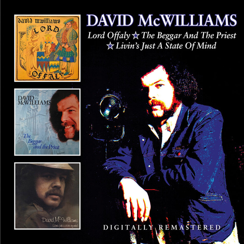 the album cover for David Mcwilliams - Lord Offaly / The Beggar And The Priest / Livin's Just A State Of Mind+ Bonus Tracks