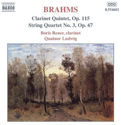 the album cover for Ludwig Quartet - Clarinet Quintet / String Quartet